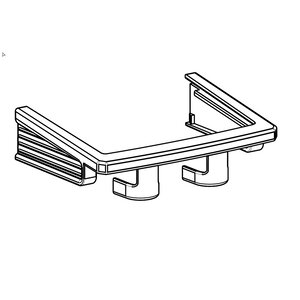 Delonghi Delonghi Chrome Plastic Outline for Coffee Spout 5332286300