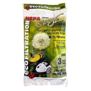 JohnnyVac Sacs en tissu pour JohnnyVac Prima et Bee