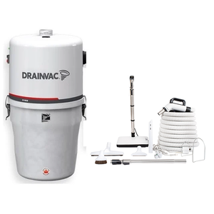 Drainvac DrainVac S1008 - 800 air watts  + Kit 35 pieds de luxe avec balai électrique