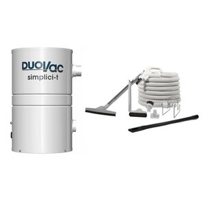 DuoVac DuoVac SimpliciT - 602 air watts avec boyau 35 pieds et accessoires de luxe