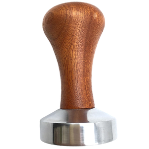 Tamper 53mm Aluminium Base / Wooden Handle (compatible with Breville)