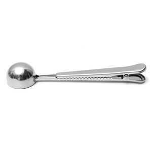 FoxRun Scoop'n Clip Stainless Steel Coffee Spoon FoxRun Scoop'n Clip Stainless Steel Coffee Spoon
