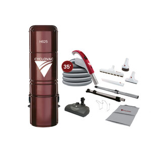 Cyclovac Cyclovac H625 / 700 Airwatts Central Vacuum Cleaner With Accessory Kit and 35-Foot Electric Hose
