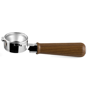Breville Porte-filtre sans fond 54 mm Breville avec Manche en bois de Noyer
