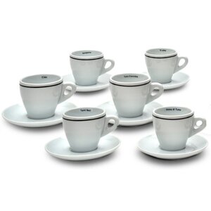 Adamo Tasses à espresso 3oz Parole (ensemble de 6)