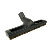 Brosse à plancher noire 12'' avec roulettes