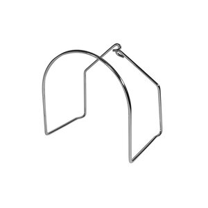 Single stud central vacuum hose support
