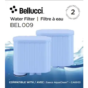 Bellucci Filtre à eau Bellucci AquaClean (pqt de 2)