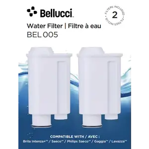 Bellucci Filtre à eau Bellucci Intenza (pqt de2)