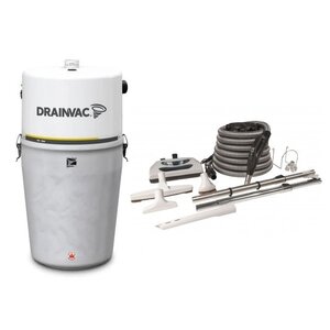 Drainvac Drainvac G2 - 800 air watts with deluxe 35' hose, attachments & deluxe power brush