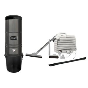 Beam Aspirateur central Beam 360 / 700 AW + Kit d'accessoires de luxe avec boyau de 30 pieds