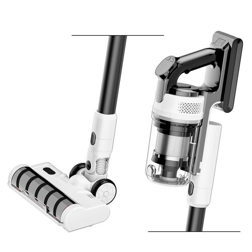 JohnnyVac Aspirateur sans fil Serenity avec station de vidange et de recharge