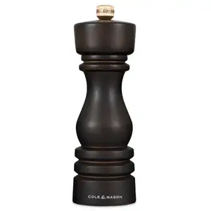 Cole & Mason London salt mill chocolate wood 18 cm / 7'' C&M