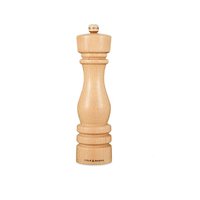 London Pepper Mill Natural Beech Wood 22 cm / 8.5'' C&M