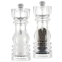 London Acrylic Salt and Pepper Mill 18 cm / 7'' C&M