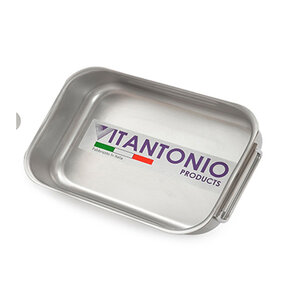 Vitantonio Rôtissoire en inox avec couvercle 35 cm Vitantonio