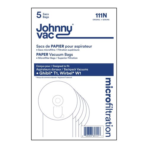 JohnnyVac Sacs en papier Johnny Vac JVT1 / Ghibli T1