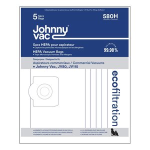 JohnnyVac Johnny Vac JV80, JV115 580H Cloth Bags