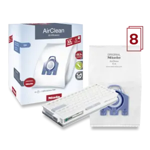 Miele Combo Valeur Miele : 8 Sacs GN et un filtre HEPA SFHA50