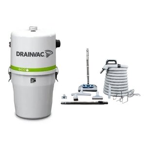 Drainvac DrainVac Eco / 600 AW + 35' hose accessory kit with power nozzle