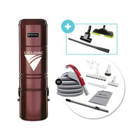 Cyclovac H625 / 700 Airwatts central vacuum with accessory kit and 35-foot hose