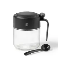 Pot à condiments en verre avec cuillere Ricardo 063775