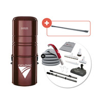 Aspirateur central CycloVac GS525 avec trousse d'accessoires électrique et boyau de 35 pieds