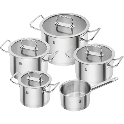 Henckels Zwilling 9-Piece Stainless Steel Cookware Set 1006088 Henckels Zwilling 9-Piece Stainless Steel Cookware Set 1006088