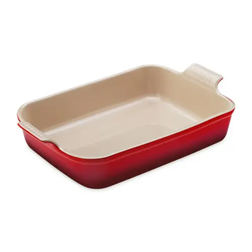 LeCreuset Plat rectangulaire Le Creuset Heritage 4 L (32 cm) Rouge cerise