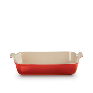 LeCreuset Le Creuset Heritage Rectangular casserole dish 2.4 L (26 cm) Cherry red
