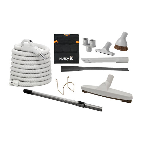 Husky Central vacuum deluxe accessory kit with 35' hose Husky Central vacuum deluxe accessory kit with 35' hose