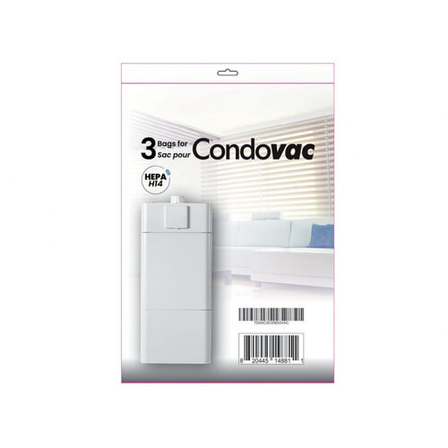 Sacs aspirateur central SuperVac 30 (pqt de 3)