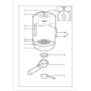 Krups Krups FPN1 Milk frother MS-0925763 Krups Krups FPN1 Milk frother MS-0925763