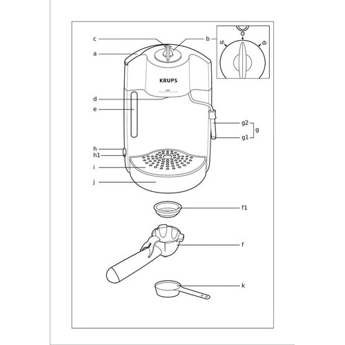 Krups Krups FPN1 Milk frother MS-0925763 Krups Krups FPN1 Milk frother MS-0925763