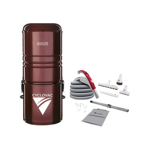 Cyclovac CycloVac GS125 / 650 AW with Super luxe accessory kit and  35 feet hose CYOF35XX