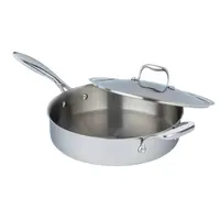 Sauteuse en inox 4.2 L avec couvercle Meyer SuperSteel 28 cm  3508-28-04