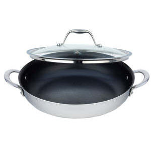Meyer Meyer DynastyClad Stainless Steel 32cm/12.5" Non Stick Everyday Pan with lid 6515-32-ED