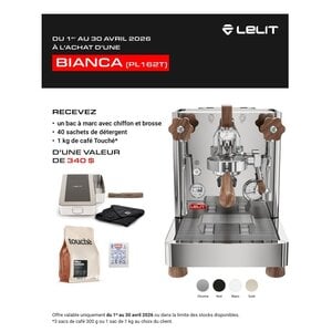 Lelit Lelit Bianca White LEPL162TCW Lelit Lelit Bianca White LEPL162TCW