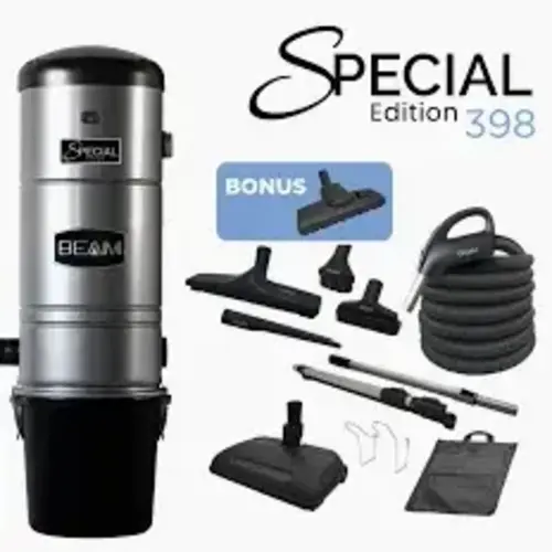 Beam Beam 398A with Electric deluxe kit  / 35' Super Flex hose and the power nozzle