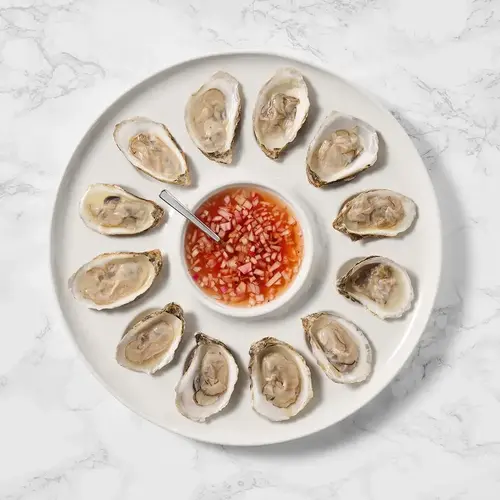 Ricardo Assiette oeufs mimosa et huitres en porcelaine Ricardo 063776