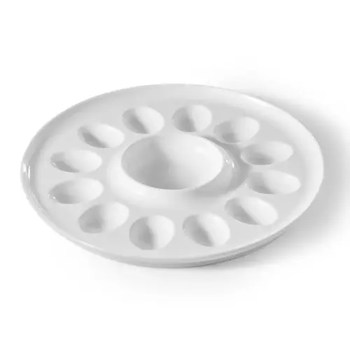 Ricardo Assiette oeufs mimosa et huitres en porcelaine Ricardo 063776