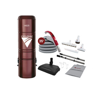 Cyclovac Cyclovac H625 / 700 Airwatts Central Vacuum Cleaner With Accessory Kit and 35-Foot Electric Hose