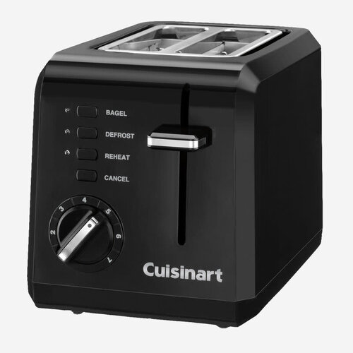 Cuisinart Cuisinart CPT-122BKC compact 2 slices  black toaster