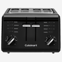 Cuisinart CPT-142BKC black compact 4 slices toaster