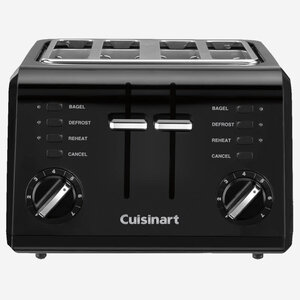 Cuisinart Cuisinart CPT-142BKC black compact 4 slices toaster Cuisinart Cuisinart CPT-142BKC black compact 4 slices toaster