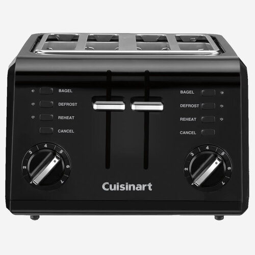 Cuisinart Cuisinart CPT-142BKC black compact 4 slices toaster Cuisinart Cuisinart CPT-142BKC black compact 4 slices toaster