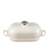 Cocotte à pain ovale Meringue Le Creuset