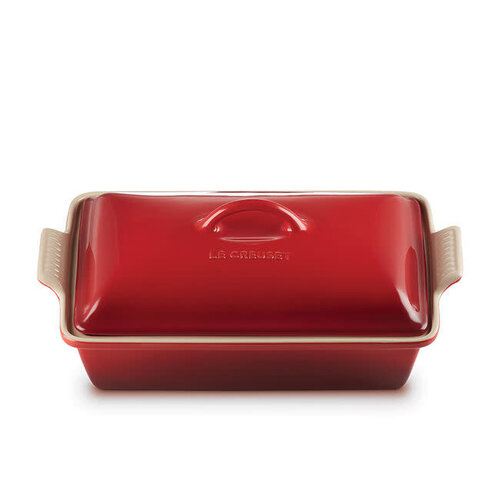 LeCreuset Plat rectangulaire avec couvercle 3.8L Cerise Le Creuset LeCreuset Plat rectangulaire avec couvercle 3.8L Cerise Le Creuset