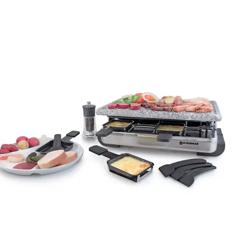 Swissmar Raclette avec plaque en granite Swissmar KF-77081 Swissmar Raclette avec plaque en granite Swissmar KF-77081