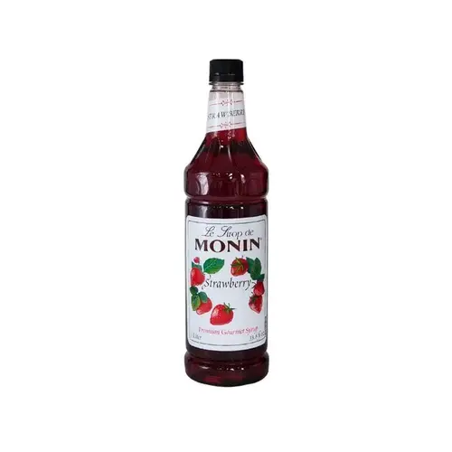 Monin Monin Strawberry Syrup 1 L Monin Monin Strawberry Syrup 1 L